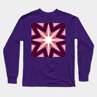 A bright star on purple Long Sleeve T-Shirt